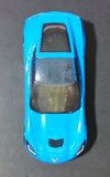 2014 Hot Wheels Workshop Garage '14 Corvette Stingray Sky Blue Die Cast Toy Car Vehicle - Treasure Valley Antiques & Collectibles