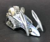 2000 Hot Wheels Forces of Nature Big Chill Snowmobile Metallic Silver Die Cast Toy Car Snow Sled Sleigh Vehicle - Treasure Valley Antiques & Collectibles