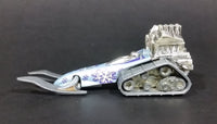 2000 Hot Wheels Forces of Nature Big Chill Snowmobile Metallic Silver Die Cast Toy Car Snow Sled Sleigh Vehicle - Treasure Valley Antiques & Collectibles