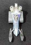 2000 Hot Wheels Forces of Nature Big Chill Snowmobile Metallic Silver Die Cast Toy Car Snow Sled Sleigh Vehicle - Treasure Valley Antiques & Collectibles