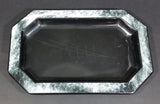 Plastic Black Marble Look Trinket Mints Coin Tray - Treasure Valley Antiques & Collectibles