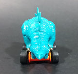 1998 Hot Wheels Speed-A-Saurus Stegosaurus Dinosaur Blue Turquoise Die Cast Toy Car Vehicle - Treasure Valley Antiques & Collectibles