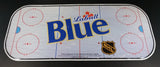 1998 Labatt Blue Beer NHL Ice Hockey Rink Shaped Large Tin Sign - Collectible Man Cave, Games Room, She Shed Decor - Treasure Valley Antiques & Collectibles