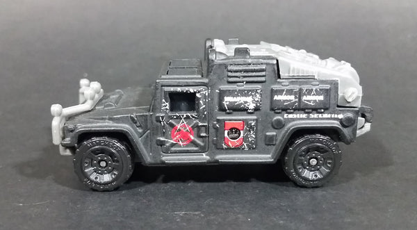 2010 Matchbox Medieval Rides Hummer Black Die Cast Toy SUV Car Vehicle - Treasure Valley Antiques & Collectibles