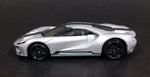 2017 Hot Wheels Nightburnerz 2017 Ford GT Silver Grey w/ Black Stripes Die Cast Toy Car Vehicle - Treasure Valley Antiques & Collectibles