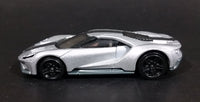 2017 Hot Wheels Nightburnerz 2017 Ford GT Silver Grey w/ Black Stripes Die Cast Toy Car Vehicle - Treasure Valley Antiques & Collectibles