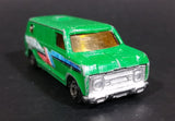 Vintage 1970s Kidco Tough Wheels Super Vans Interline Green Van 1/60 Die Cast Toy Car Vehicle - Treasure Valley Antiques & Collectibles