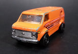 2007 Matchbox MBX Metal Chevy Van Orange Die Cast Toy Car Vehicle - Treasure Valley Antiques & Collectibles