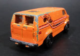 2007 Matchbox MBX Metal Chevy Van Orange Die Cast Toy Car Vehicle - Treasure Valley Antiques & Collectibles