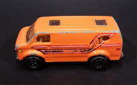 2007 Matchbox MBX Metal Chevy Van Orange Die Cast Toy Car Vehicle - Treasure Valley Antiques & Collectibles