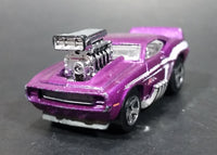 2010 Hot Wheels Toon'd Muscle 'Tooned '69 Camaro Purple Die Cast Toy Car Vehicle - Treasure Valley Antiques & Collectibles