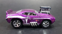 2010 Hot Wheels Toon'd Muscle 'Tooned '69 Camaro Purple Die Cast Toy Car Vehicle - Treasure Valley Antiques & Collectibles