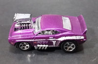 2010 Hot Wheels Toon'd Muscle 'Tooned '69 Camaro Purple Die Cast Toy Car Vehicle - Treasure Valley Antiques & Collectibles