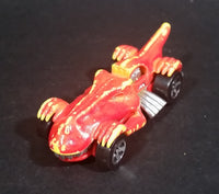 2010 Hot Wheels Color Shifters Creatures T-Rextroyer Orange Yellow Die Cast Toy Car Vehicle - Treasure Valley Antiques & Collectibles