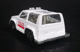 Vintage Unknown Maker County Police 5 #8009 China White Die Cast Toy Car Emergency Vehicle - Treasure Valley Antiques & Collectibles