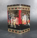 Vintage Bristow's Assorted Toffee Oriental Asian Black, Red, Gold Themed Tin Container - Treasure Valley Antiques & Collectibles