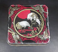 Vintage Bristow's Assorted Toffee Oriental Asian Black, Red, Gold Themed Tin Container - Treasure Valley Antiques & Collectibles