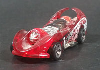 2001 Hot Wheels Power Rocket Clear Red Die Cast Toy Fantasy Race Car Vehicle - Treasure Valley Antiques & Collectibles