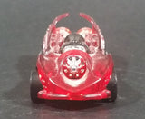 2001 Hot Wheels Power Rocket Clear Red Die Cast Toy Fantasy Race Car Vehicle - Treasure Valley Antiques & Collectibles