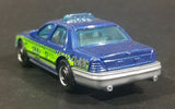 2016 Matchbox City 2006 Ford Crown Victoria LAX Taxi Blue Die Cast Toy Car Vehicle - Los Angeles Airport Taxi - Treasure Valley Antiques & Collectibles