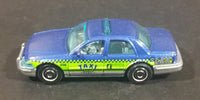 2016 Matchbox City 2006 Ford Crown Victoria LAX Taxi Blue Die Cast Toy Car Vehicle - Los Angeles Airport Taxi - Treasure Valley Antiques & Collectibles