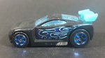 2011 Hot Wheels 3-Lane Super Speedway Exclusive Power Rage Black Die Cast Toy Car Vehicle - Treasure Valley Antiques & Collectibles