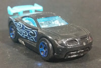 2011 Hot Wheels 3-Lane Super Speedway Exclusive Power Rage Black Die Cast Toy Car Vehicle - Treasure Valley Antiques & Collectibles