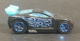 2011 Hot Wheels 3-Lane Super Speedway Exclusive Power Rage Black Die Cast Toy Car Vehicle - Treasure Valley Antiques & Collectibles