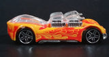 2010 Hot Wheels Color Shifters Classic To Flames What-4-2 Yellow Orange Die Cast Toy Car Vehicle - Treasure Valley Antiques & Collectibles