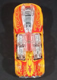 2010 Hot Wheels Color Shifters Classic To Flames What-4-2 Yellow Orange Die Cast Toy Car Vehicle - Treasure Valley Antiques & Collectibles