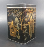 Vintage Lipton's Tea The Most Delicious The World Produces Asian Ladies Black & Gold Tin - Treasure Valley Antiques & Collectibles