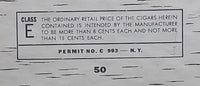 Vintage Dutch Masters Perfecto 50 Count 2 for 25¢ Cigar Box - Glaser Bros. - Consolidated Cigar Corporation - Treasure Valley Antiques & Collectibles