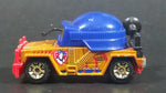 2004 Matchbox Police Squad Runner Military Helmet Gold Die Cast Toy Car Emergency Armored Vehicle - Treasure Valley Antiques & Collectibles