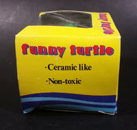 Vintage Funny Turtle Ceramic Like Non-Toxic Figure in Box - Made in Hong Kong - Treasure Valley Antiques & Collectibles