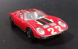 Rare Vintage 1966 PlayArt Lamborghini Miura Red No. 22 Die Cast Toy Car Vehicle - Treasure Valley Antiques & Collectibles