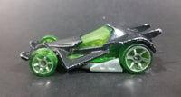 2005 Hot Wheels AcceleRacers RD-04 Black & Lime Green Die Cast Toy Car Vehicle - McDonalds Happy Meal - Treasure Valley Antiques & Collectibles