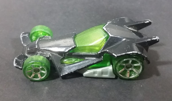 2005 Hot Wheels AcceleRacers RD-04 Black & Lime Green Die Cast Toy Car Vehicle - McDonalds Happy Meal - Treasure Valley Antiques & Collectibles