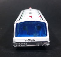 Realtoy Alaska International Airport Service Bus White Die Cast Toy Car Vehicle - Treasure Valley Antiques & Collectibles