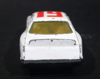 1980s Yatming Ford Thunderbird White 19 Red Flames No. 1033 Die Cast Toy Car Vehicle - Made in Thailand - Treasure Valley Antiques & Collectibles