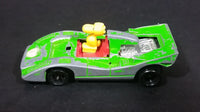 Rare Vintage 1972 United Features Syndicate Charlie Brown Snoopy Woodstock Green Aviva No. C2 Die Cast Toy Car Vehicle - Treasure Valley Antiques & Collectibles