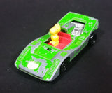 Rare Vintage 1972 United Features Syndicate Charlie Brown Snoopy Woodstock Green Aviva No. C2 Die Cast Toy Car Vehicle - Treasure Valley Antiques & Collectibles