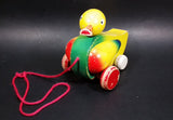 Vintage Wooden Duck Pull Toy - Treasure Valley Antiques & Collectibles