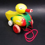 Vintage Wooden Duck Pull Toy - Treasure Valley Antiques & Collectibles