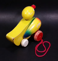 Vintage Wooden Duck Pull Toy - Treasure Valley Antiques & Collectibles