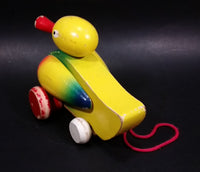 Vintage Wooden Duck Pull Toy - Treasure Valley Antiques & Collectibles