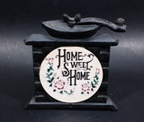 Vintage "Home Sweet Home" 2D Coffee Grinder Shaped Cast Iron Napkin Holder - Treasure Valley Antiques & Collectibles