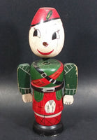 Vintage Wooden Soldier Nodder Bobble Head Coin Bank - Treasure Valley Antiques & Collectibles