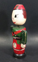 Vintage Wooden Soldier Nodder Bobble Head Coin Bank - Treasure Valley Antiques & Collectibles