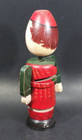 Vintage Wooden Soldier Nodder Bobble Head Coin Bank - Treasure Valley Antiques & Collectibles