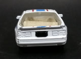 1988 Maisto Mazda RX-7 Turbo #33 White w/ Blue & Red Stripes Die Cast Toy Car Vehicle - Treasure Valley Antiques & Collectibles